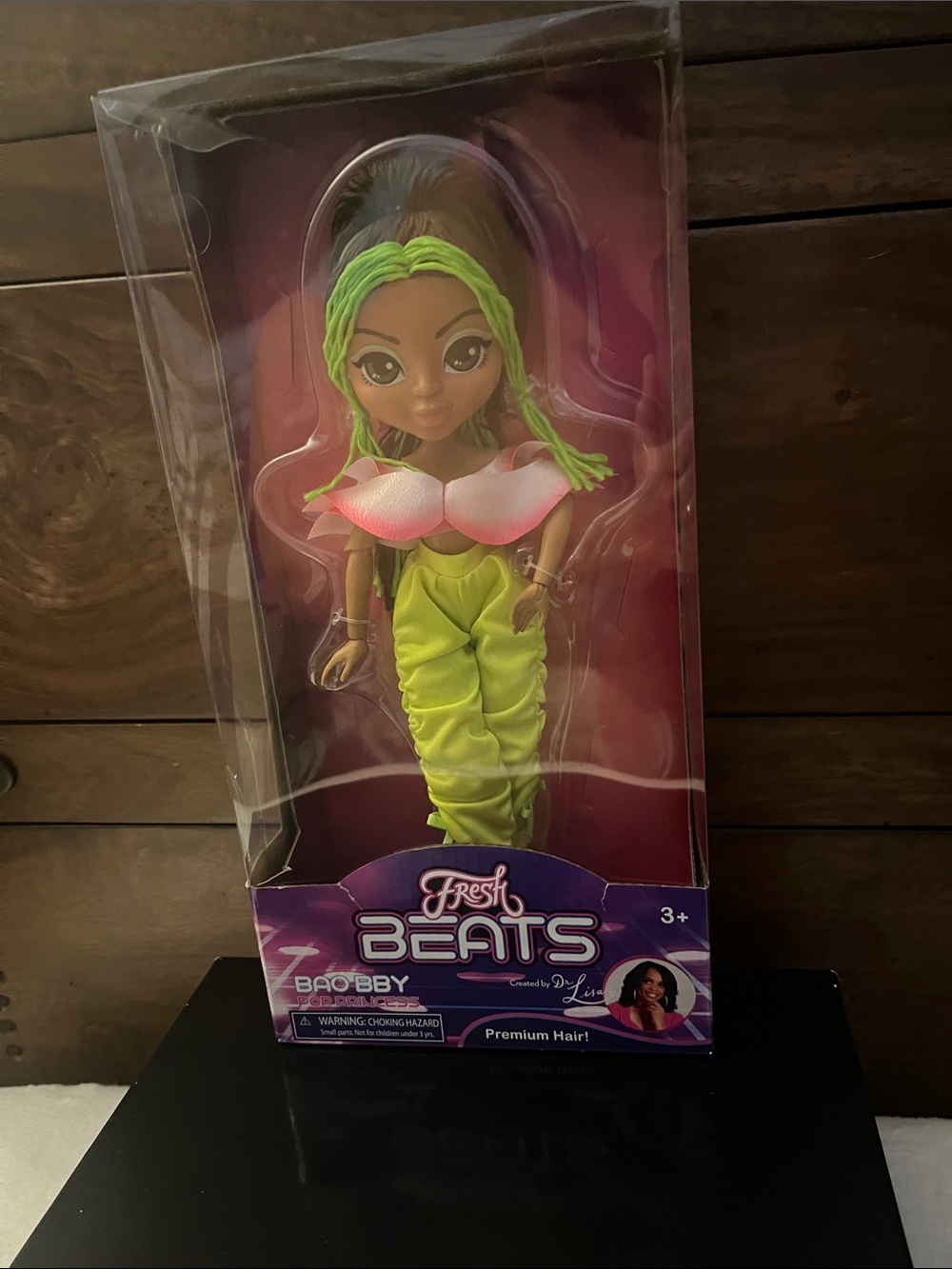 BaoBby Doll in Neon Green Outfit